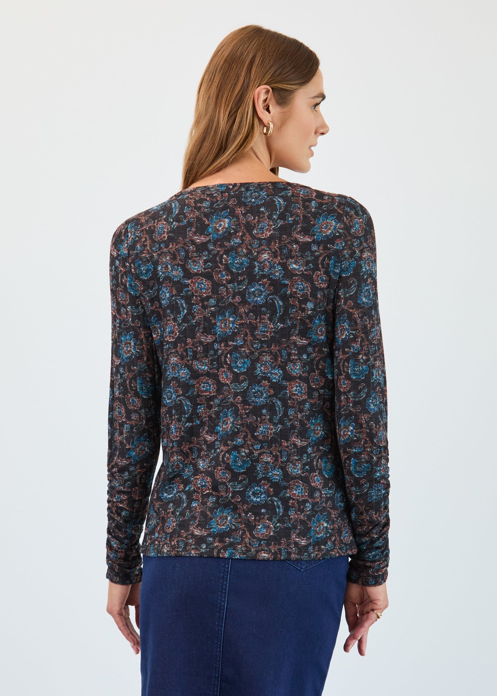 Crest Floral Long Sleeve