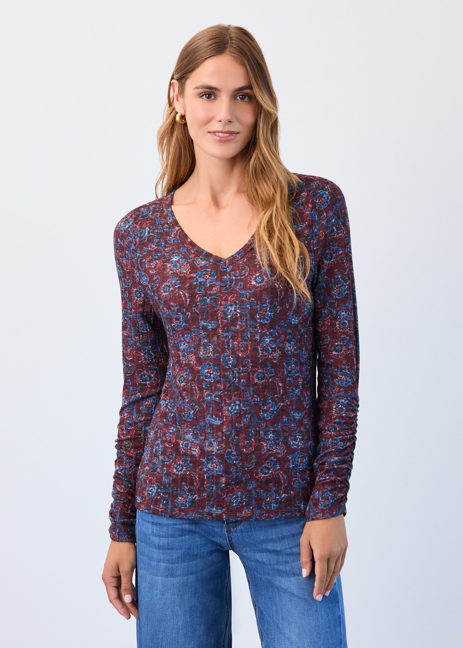 Crest Floral Long Sleeve