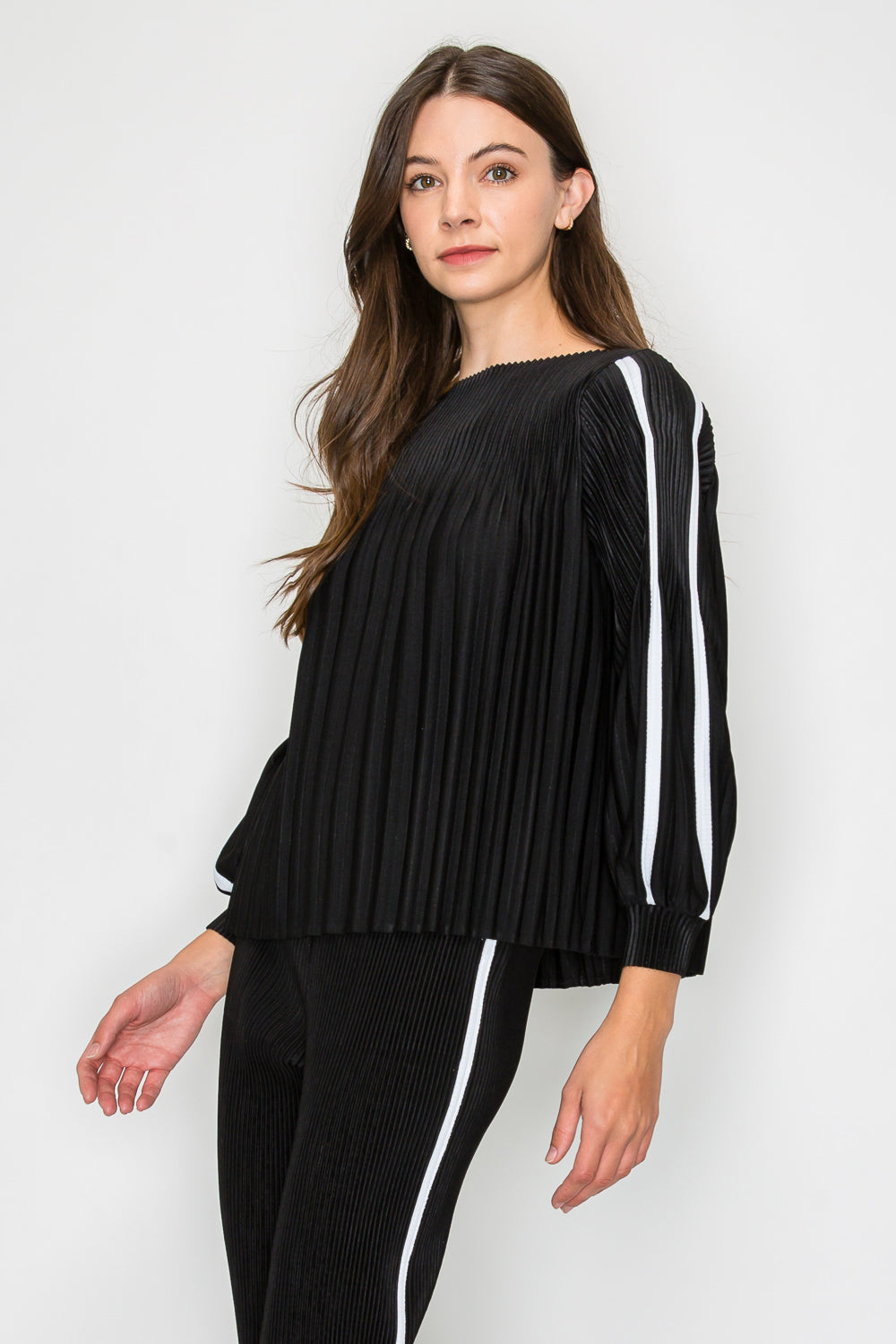 Jaline Pleated Top