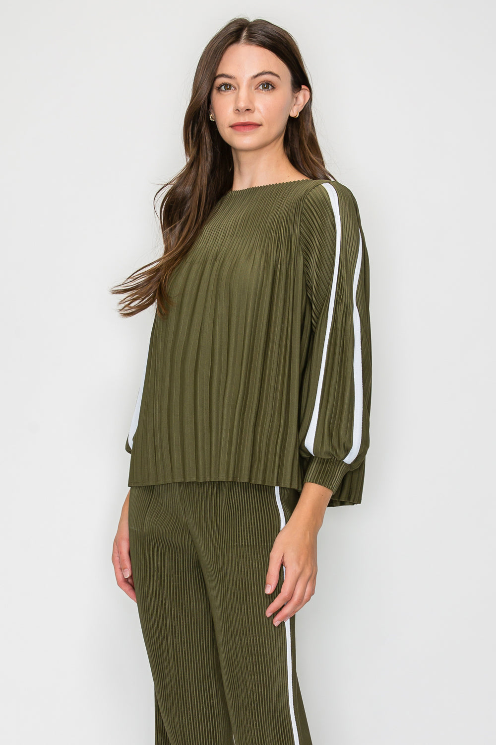 Jaline Pleated Top