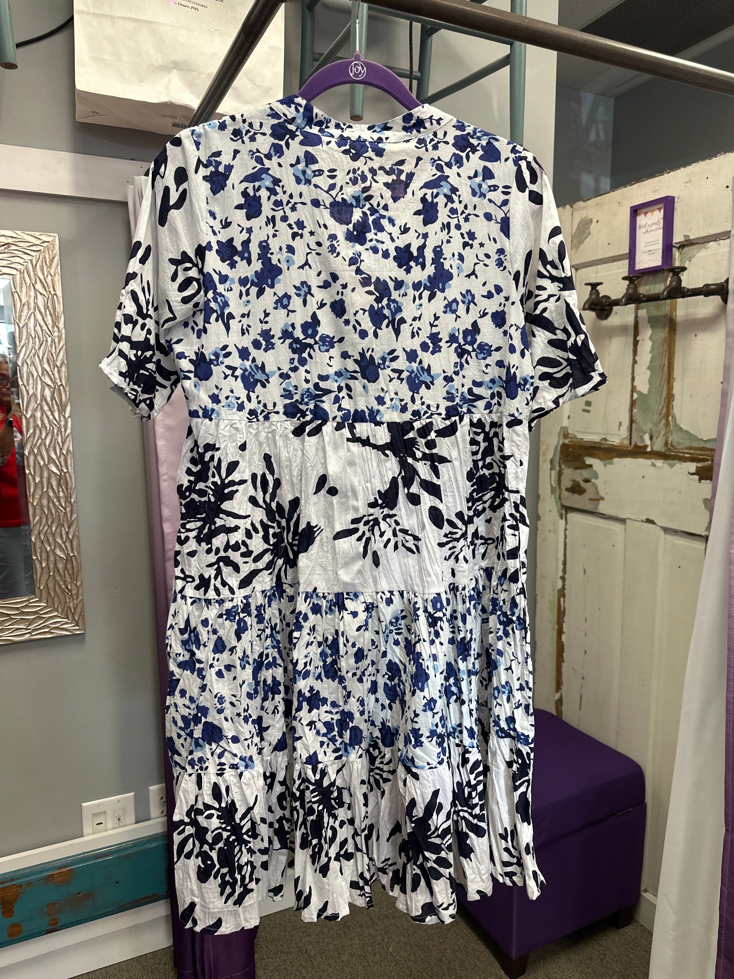 July Blue Mixture Dress