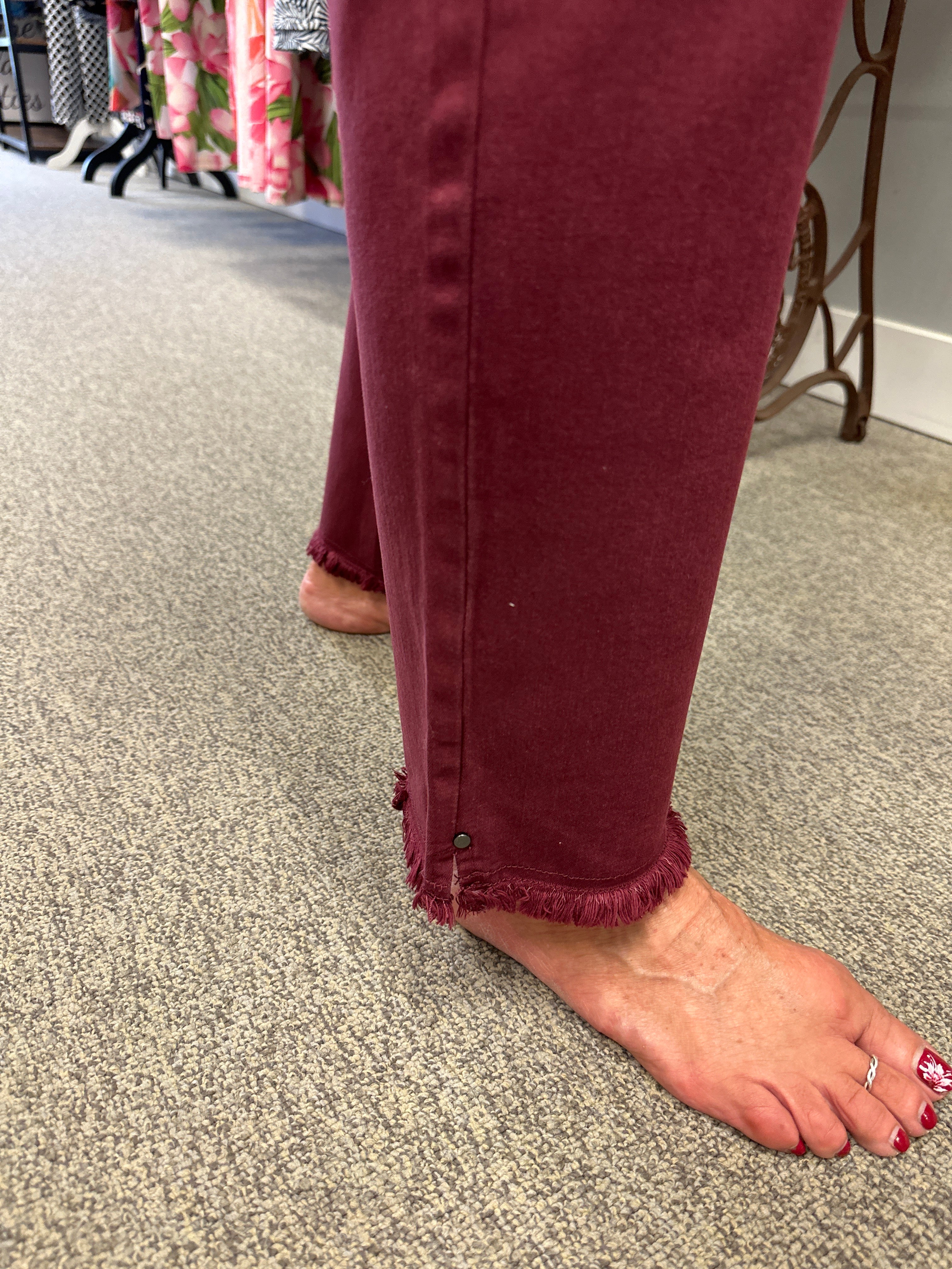 Fringe Ankle Pant