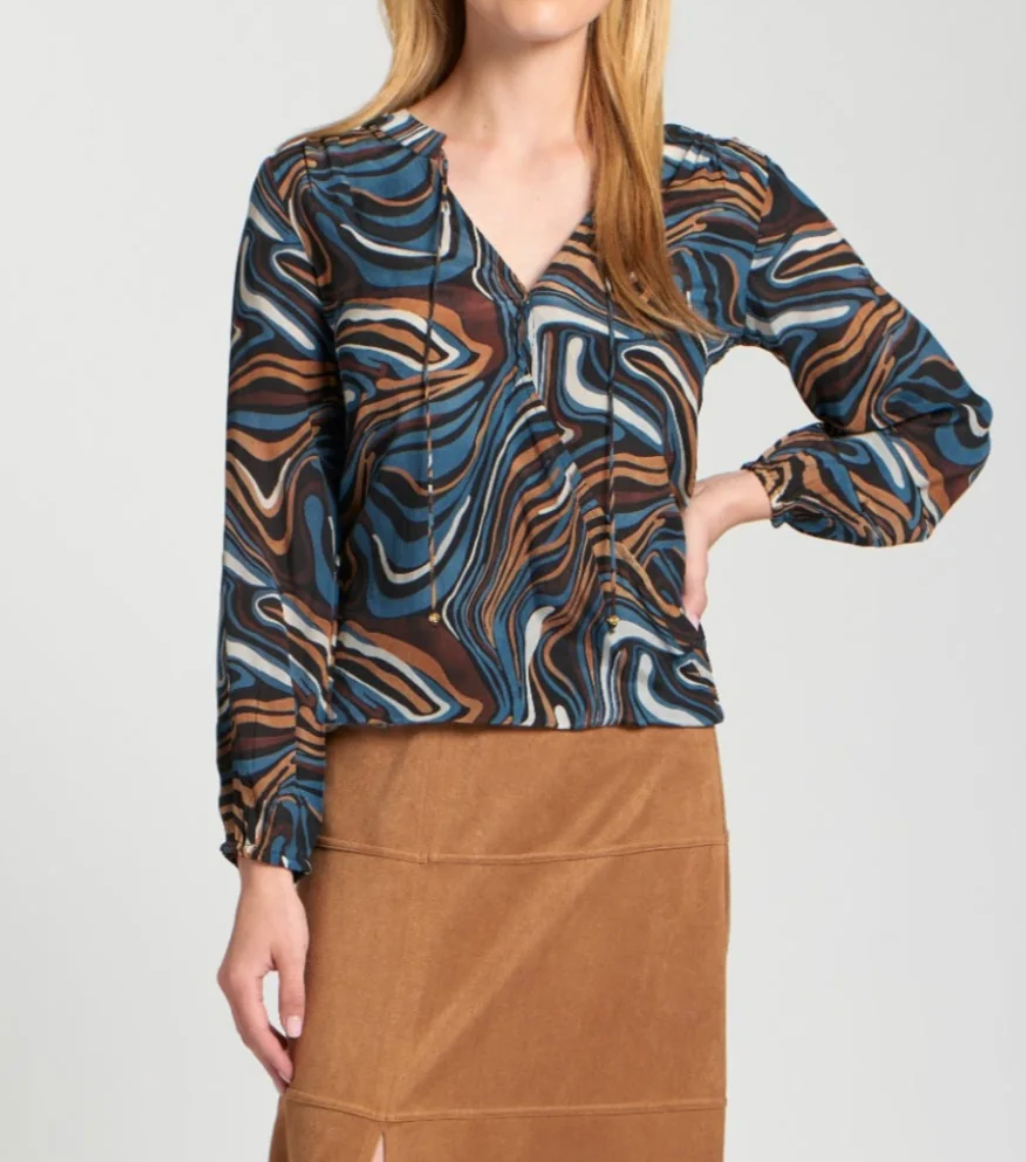 Crossover Tassel Top