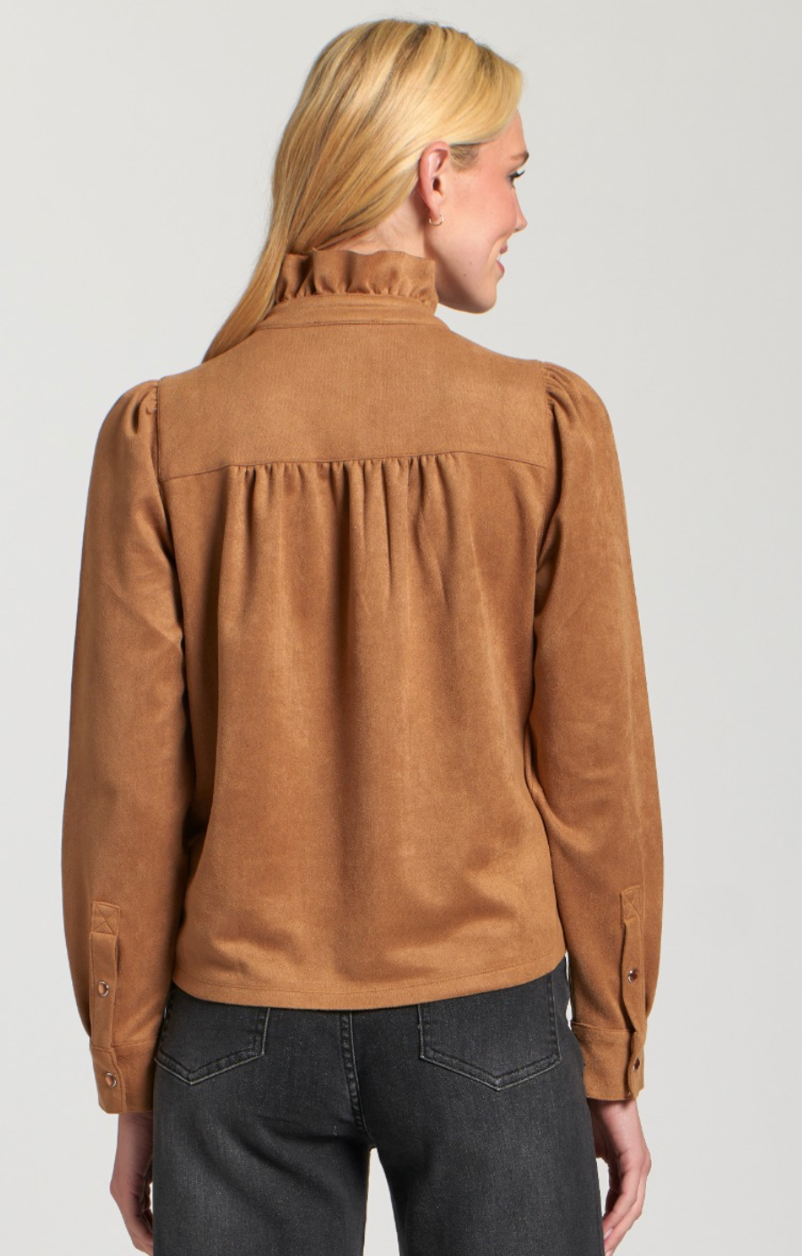 Ruffle Trim Top